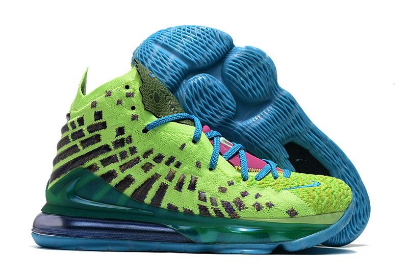 2020 Nike Lebron 17 Greem Jade Pink Shoes